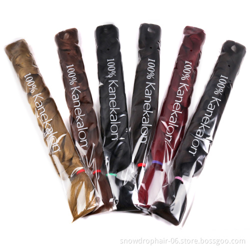 Attachments 82 Inches Vendor Black Jumbo Braiding Hair Hot Water Setting  Itch Free 41" 165G Ombre Private Label